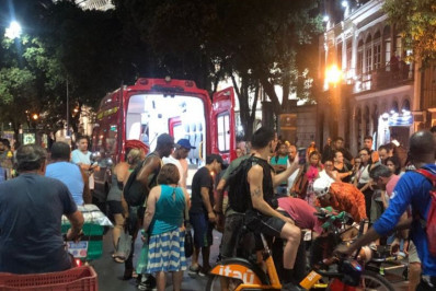 Homem fica gravemente ferido após ser atropelado no Catete