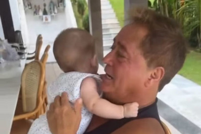 Leonardo surge em momento fofo com o neto: 'Muito amor envolvido'