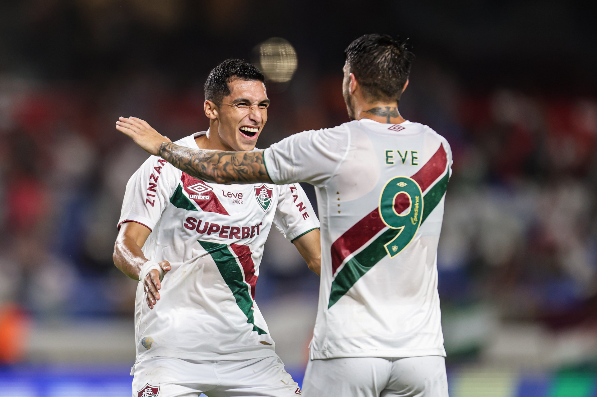 Serna e Everaldo em Águia de Marabá x Fluminense - Marcelo Gonçalves/Fluminense FC