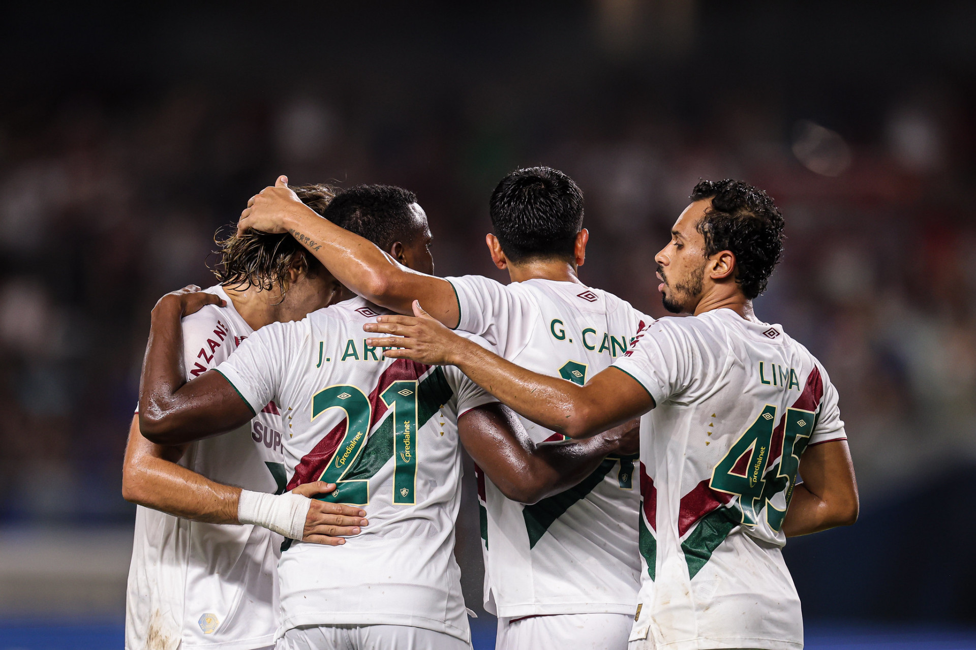 Comemoração dos jogadores do Fluminense - Marcelo Gonçalves/Fluminense FC