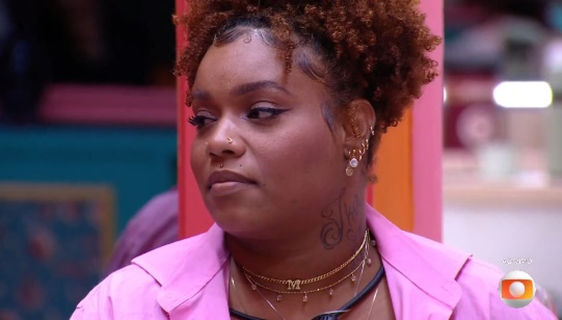 Camilla foi barrada da festa pelo líder João Pedro  - Reprodução/TV Globo