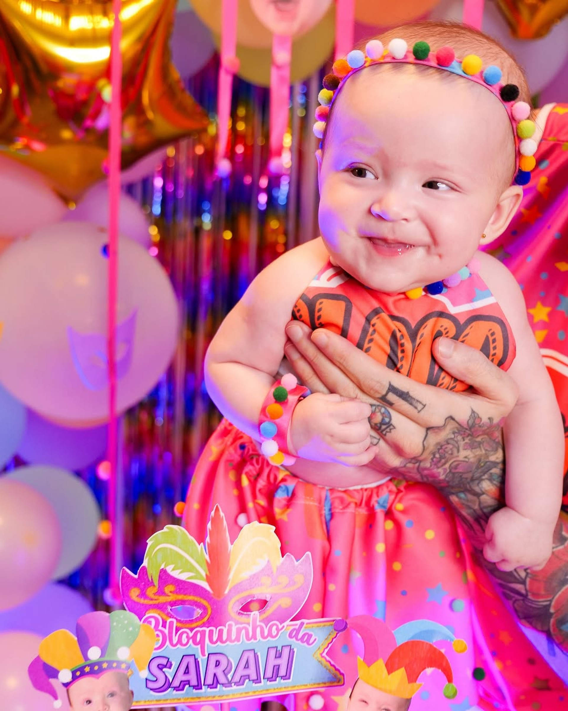 Sarah é filha dos ex-BBBs Andressa Ganacin e Nasser Rodrigues  - Reprodução/Instagram 