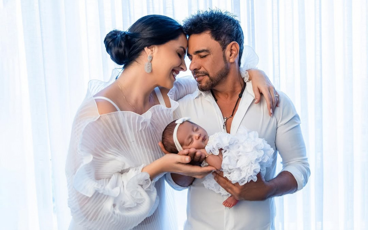 Graciele Lacerda e Zezé Di Camargo são pais de Clara - Reprodução/Instagram