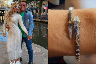 Leonardo presenteia Poliana com pulseira de ouro branco e diamantes; saiba o valor