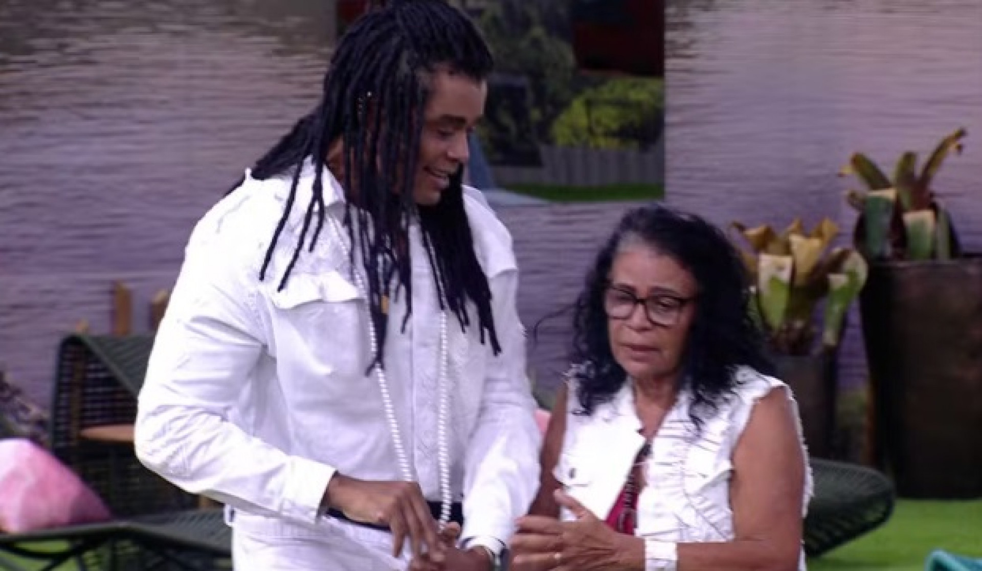 Diogo Almeida, filho de Vilma, foi eliminado do 'BBB 25' - Reprodução/Globo