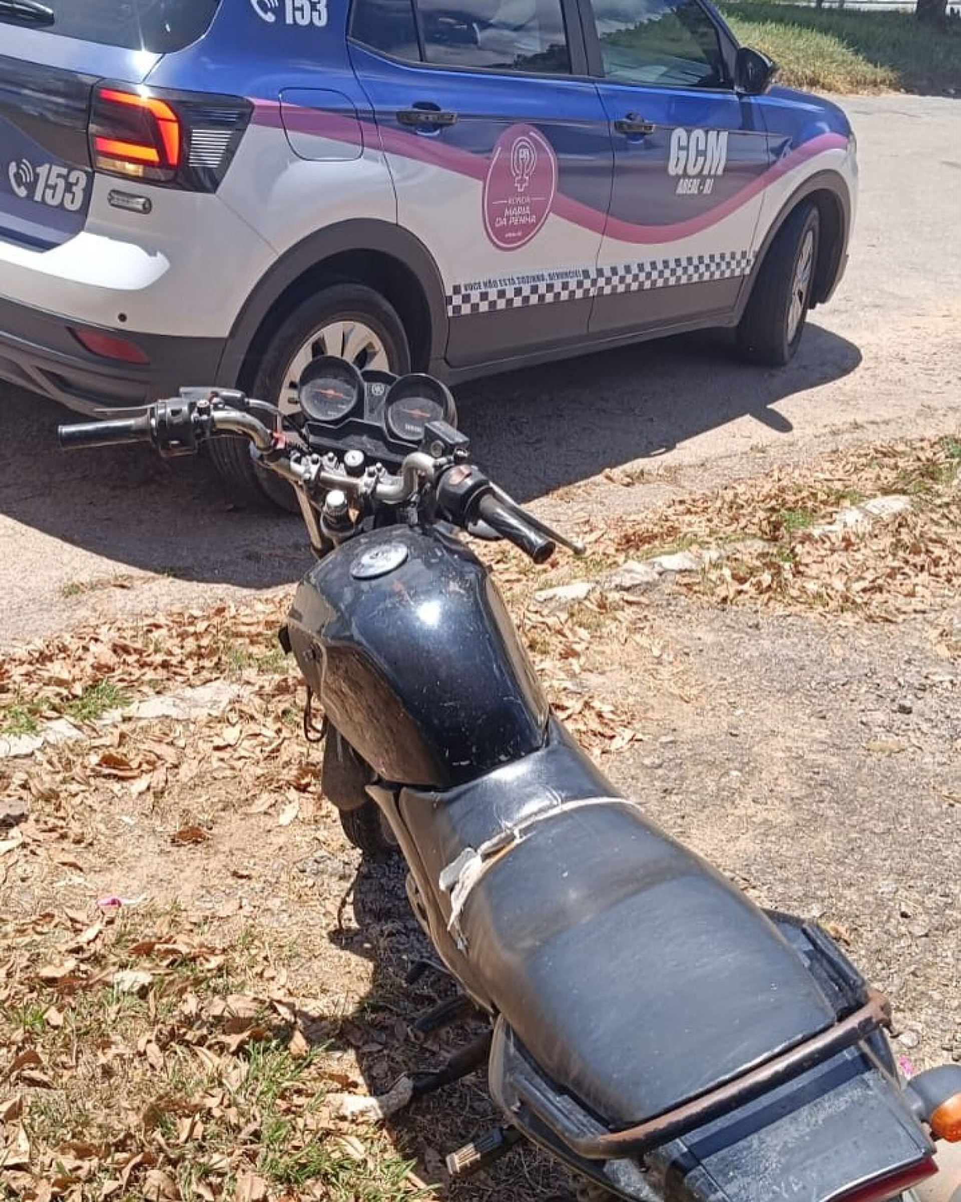 Motocicleta recuperada em Areal