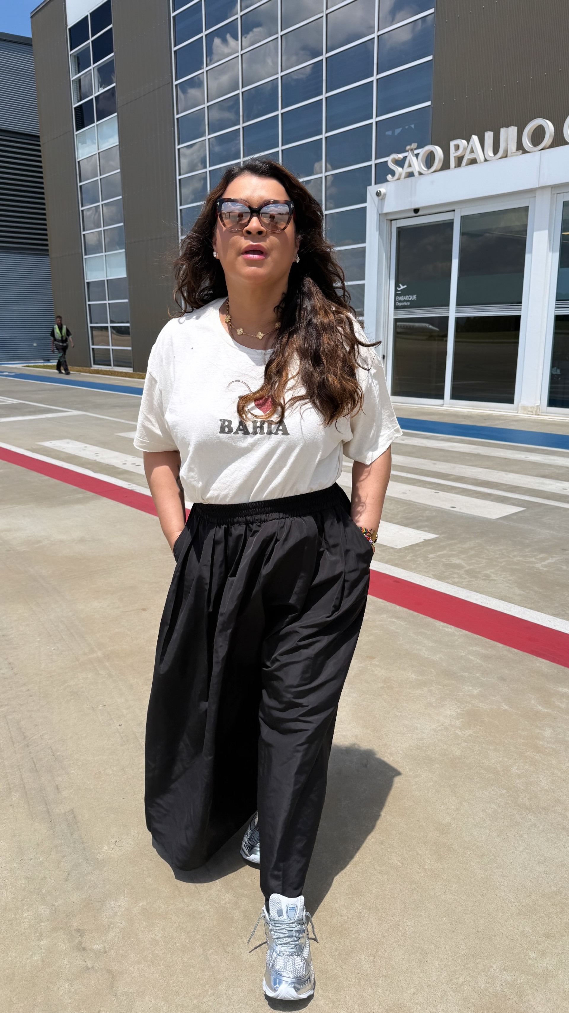 Preta Gil posa no aeroporto rumo à Bahia para curtir o Carnaval
- Reprodução / Instagram