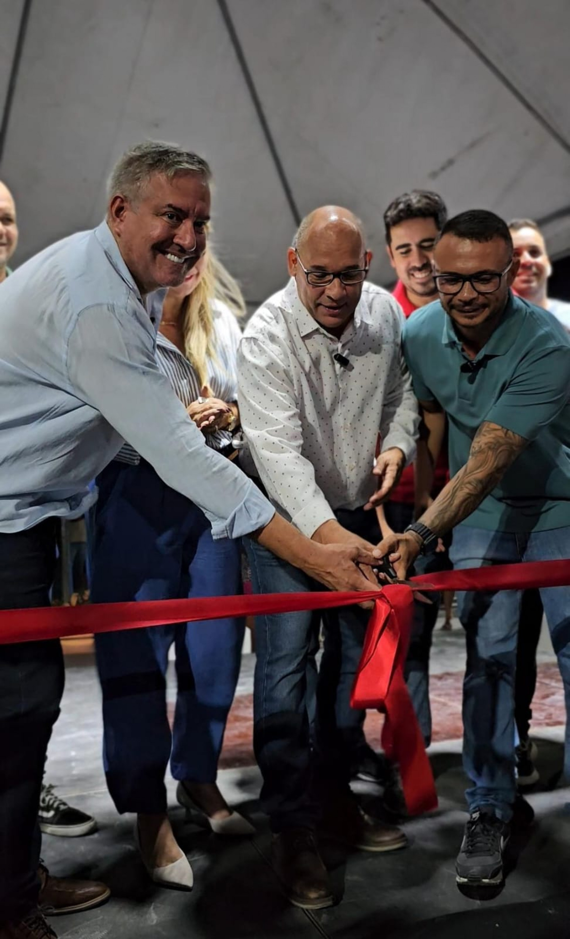  Autoridades inauguram Praça de Figueira  - Divulgação/ ASCOM