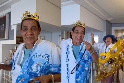 Zeca Pagodinho convoca família para bloco de Carnaval em casa