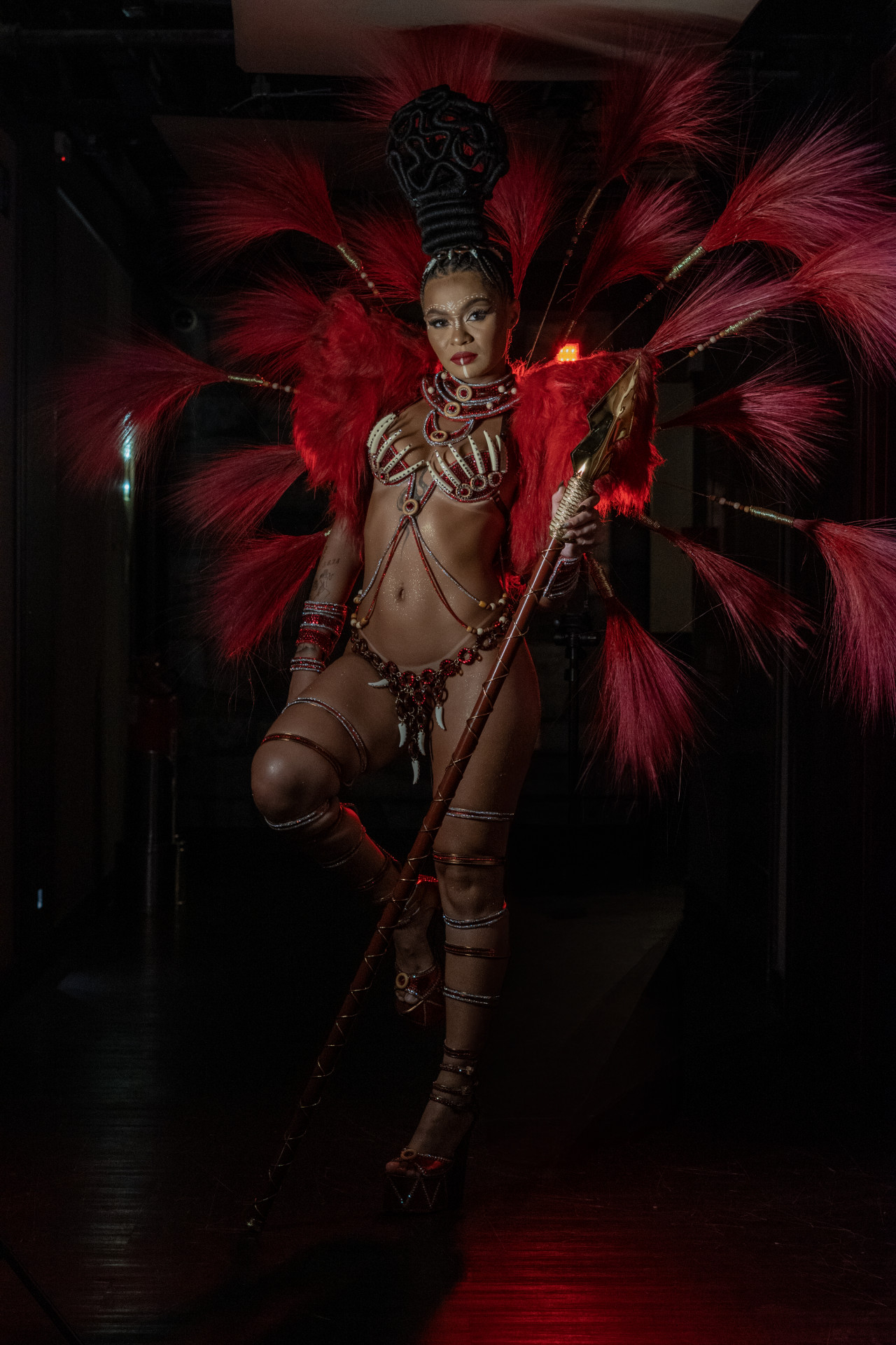 Andressa Marinho é rainha de bateria da Unidos de Padre Miguel - Deivid Maldonado / Divulgação