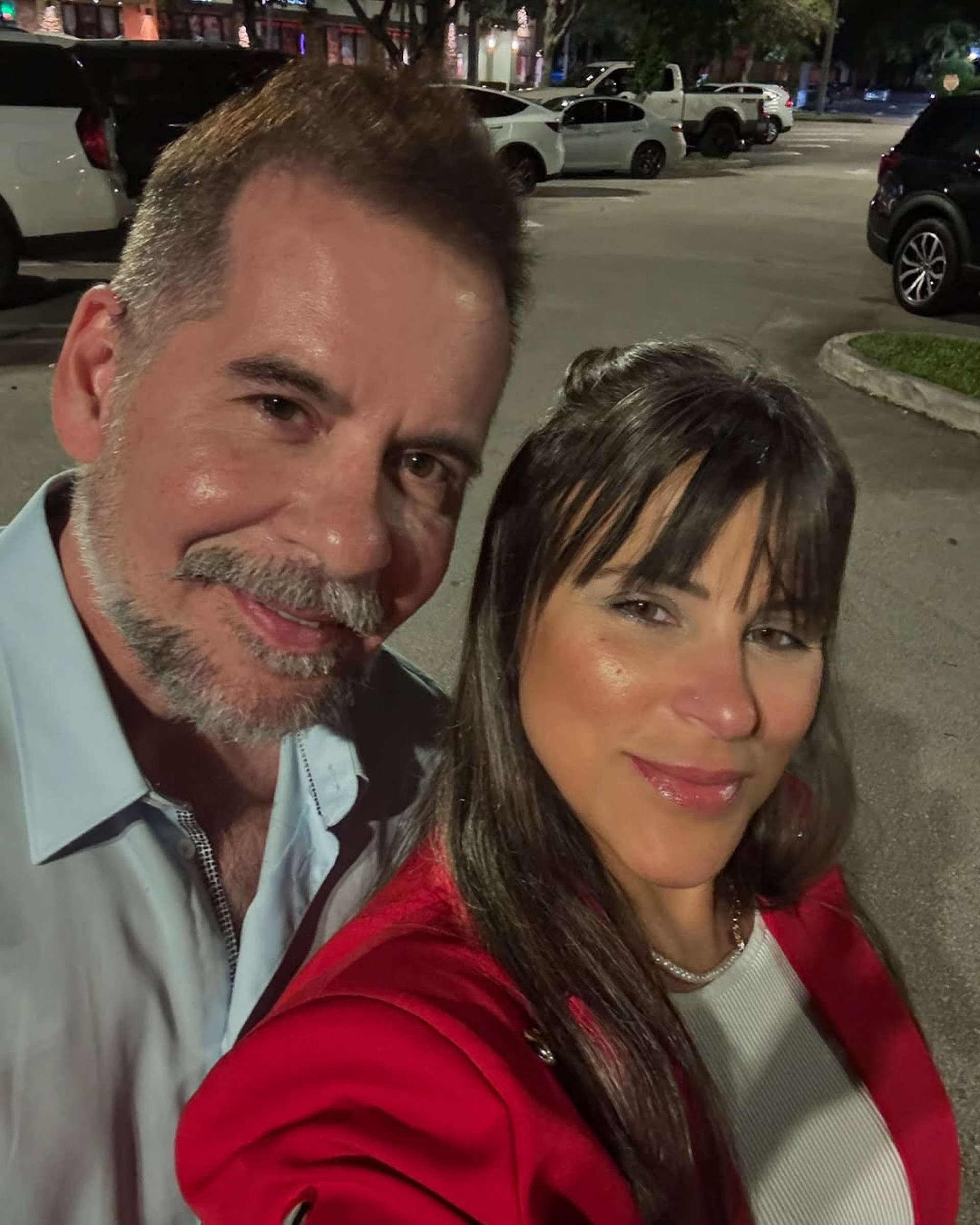 Leandro Hassum e Karina Gomes  - Reprodução/Instagram