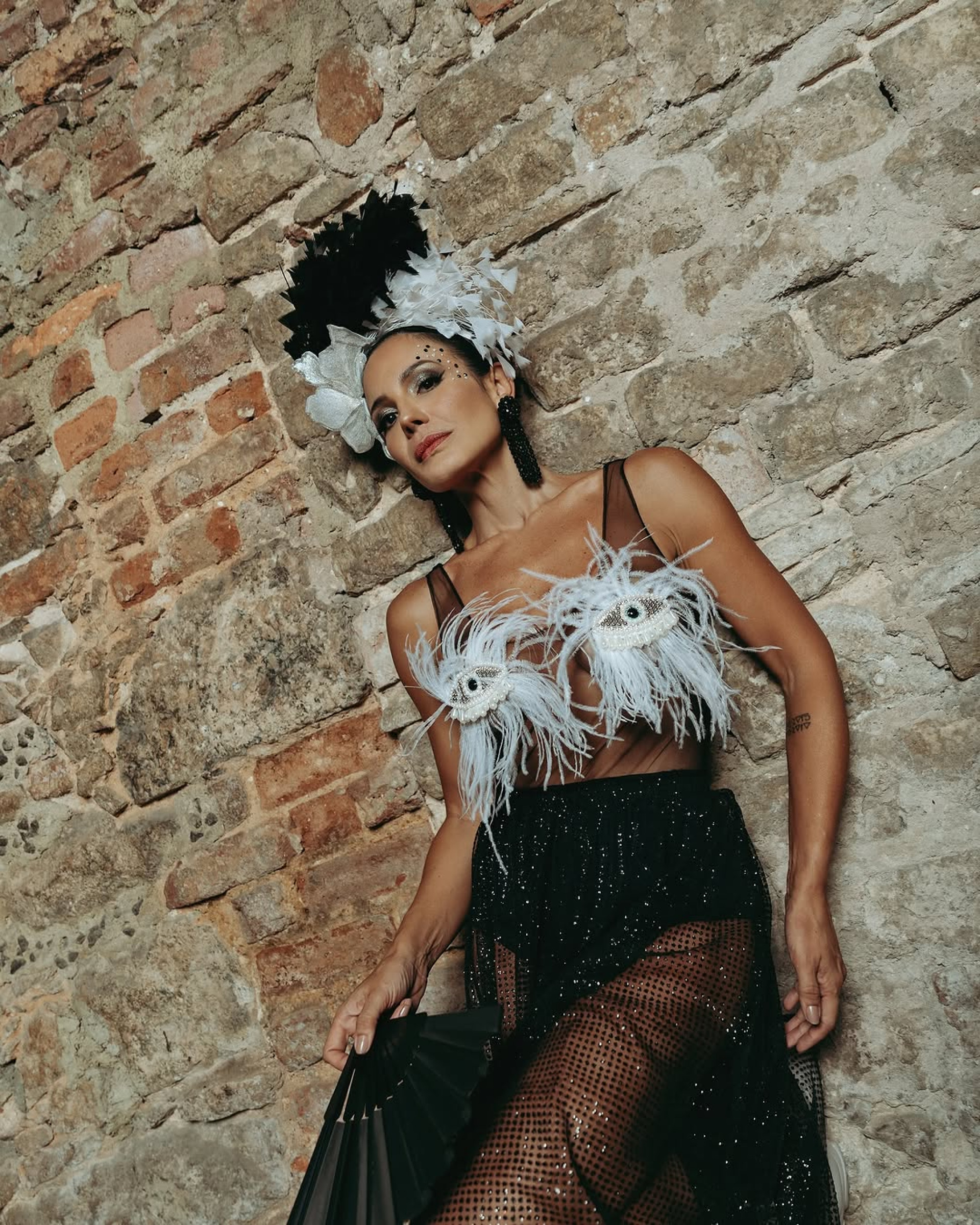 Ju Knust brilha em ensaio ao lado dos m&uacute;sicos do Cord&atilde;o da Bola Preta
 - Warley Venancio/Divulga&ccedil;&atilde;o