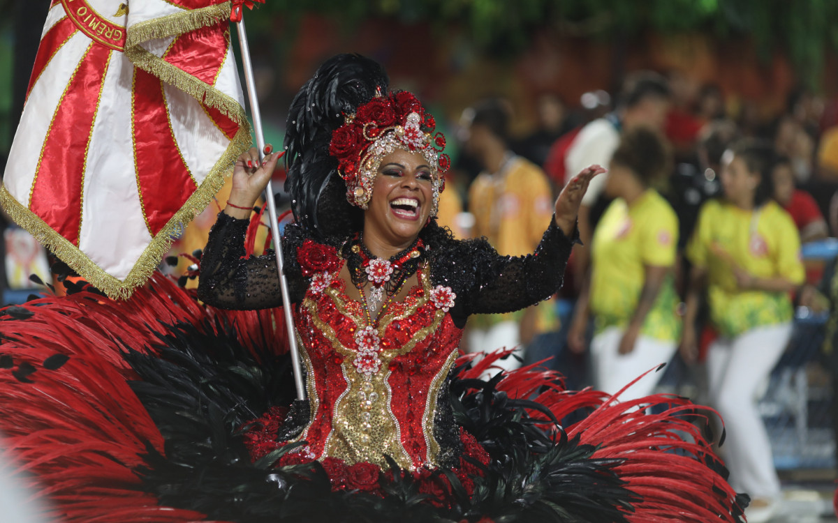Desfile da Série Ouro Carnaval 2025 - Desfile da G.R.E.S União de Maricá, na Avenida Marquês de Sapucaí, no Centro do Rio de Janeiro, nesta sexta-feira (28).
