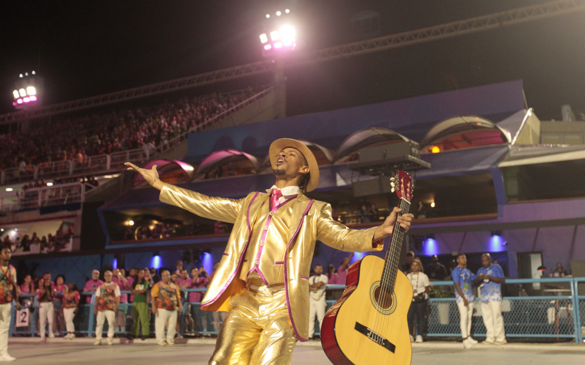 Desfile da Série Ouro Carnaval 2025 - Desfile da G.R.E.S União do Parque Acari, na Avenida Marquês de Sapucaí, no Centro do Rio de Janeiro, neste sábado (01). Foto: Reginaldo Pimenta/Agência O Dia