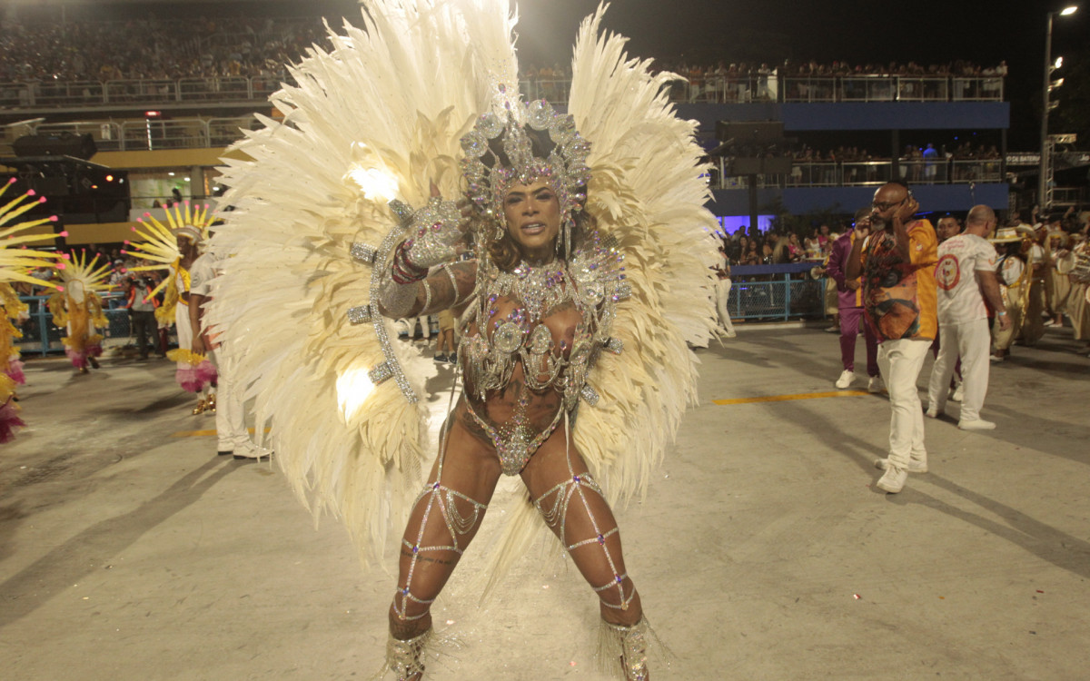 Desfile da Série Ouro Carnaval 2025 - Desfile da G.R.E.S União do Parque Acari, na Avenida Marquês de Sapucaí, no Centro do Rio de Janeiro, neste sábado (01). Foto: Reginaldo Pimenta/Agência O Dia