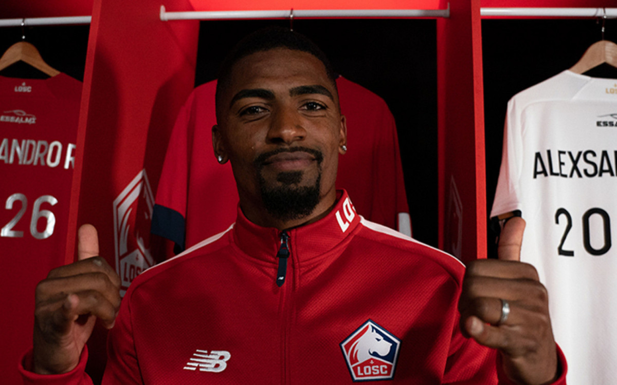 Alexsandro Ribeiro está na terceira temporada pelo Lille-FRA