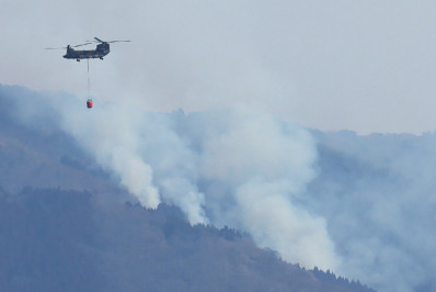 Japão registra pior incêndio florestal desde 1992