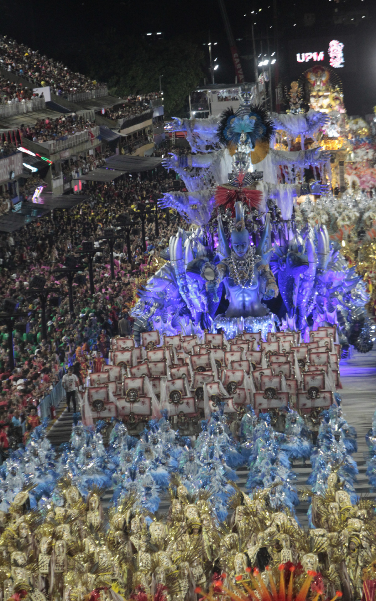 Desfile do Grupo Especial Carnaval 2025 - Desfile da G.R.E.S Unidos de Padre Miguel, na Avenida Marquês de Sapucaí, no Centro do Rio de Janeiro, neste domingo (02).