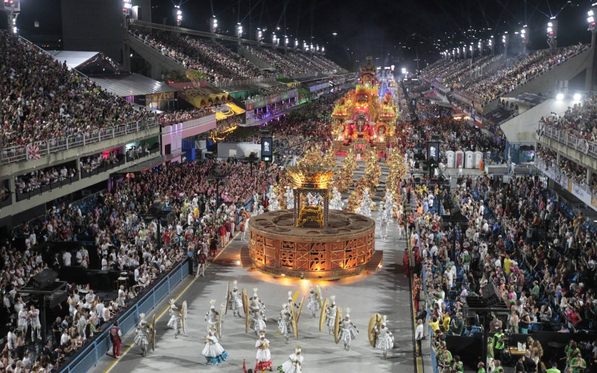 A escola da Zona Oeste havia retornado &agrave; elite do samba em 2024, ap&oacute;s mais de 50 anos - Reginaldo Pimenta / Agencia O Dia