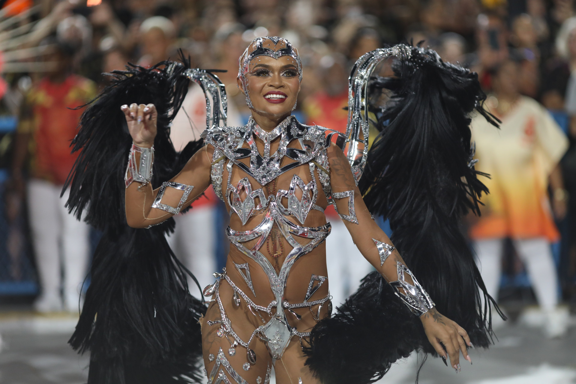 Desfile do Grupo Especial Carnaval 2025 - Desfile da G.R.E.S Unidos de Padre Miguel, na Avenida Marquês de Sapucaí, no Centro do Rio de Janeiro, neste domingo (02). - Pedro Teixeira/Agência O Dia
