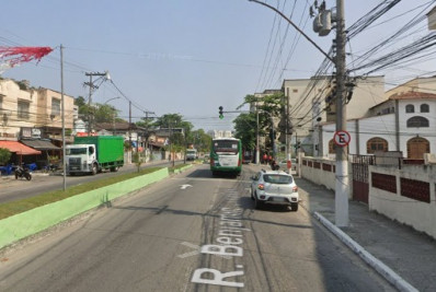 Homem morre em acidente entre ônibus e moto em Niterói