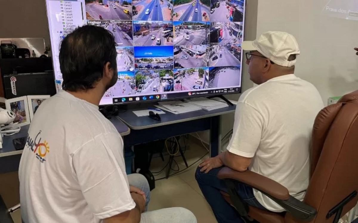 Prefeito Marcelo Magno (PL) e o secretário Maycon Victorino