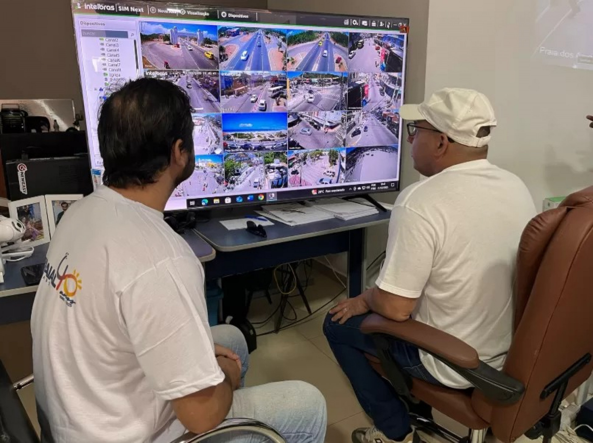 Prefeito Marcelo Magno (PL) e o secret&aacute;rio Maycon Victorino - Reprodu&ccedil;&atilde;o 