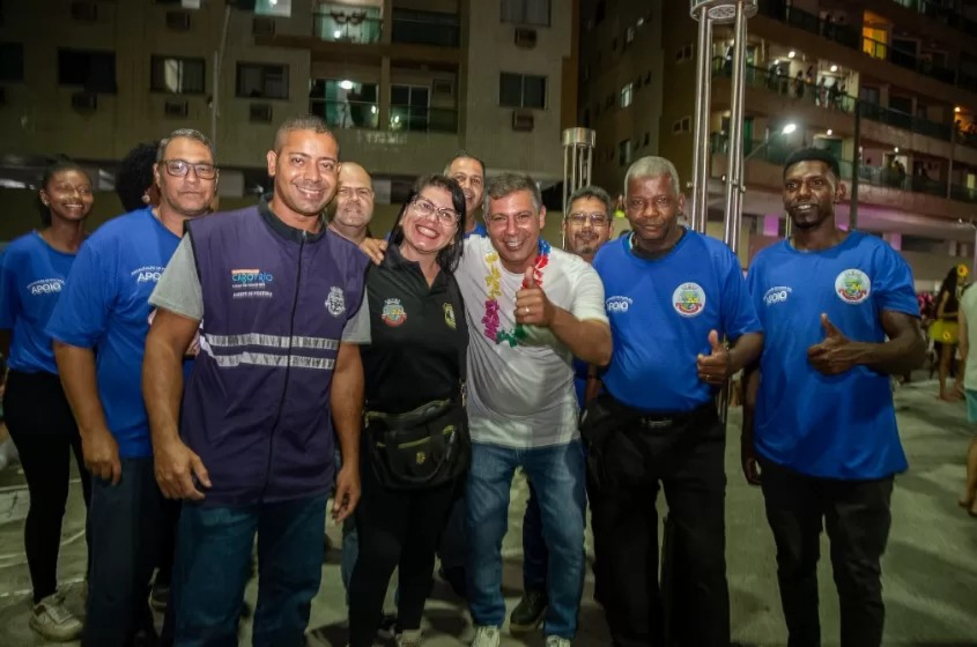 Prefeito, Dr Serginho, se jogou na festa  - Ascom 