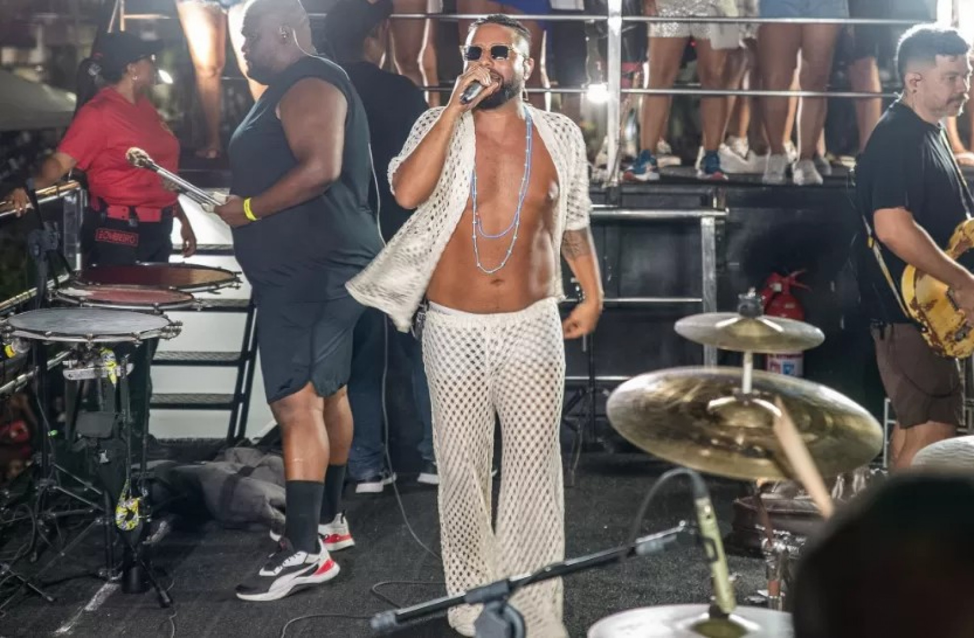 Prefeito, Dr Serginho, se jogou na festa  - Ascom 