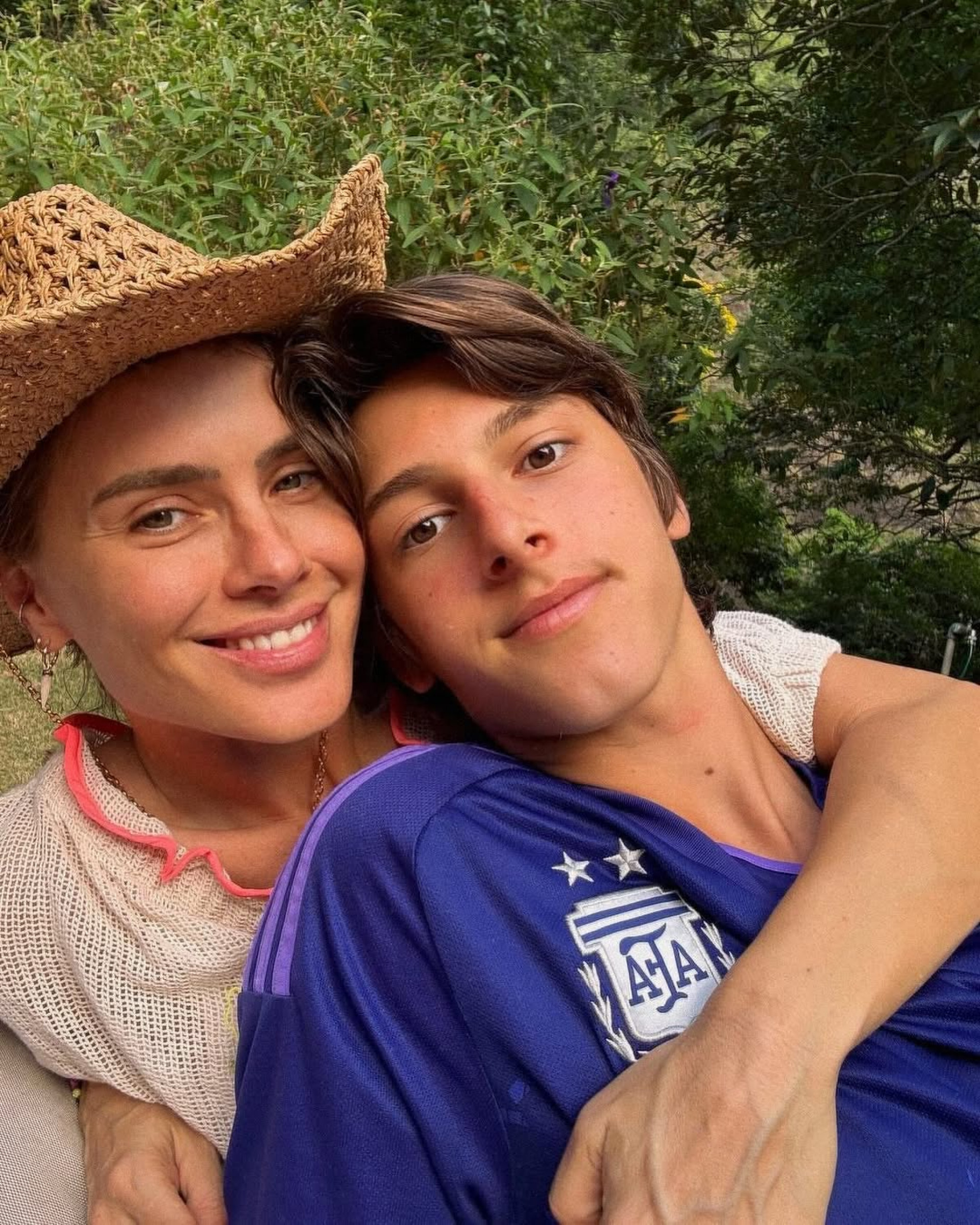 Carolina Dieckmann e o filho mais novo, José Worcman - Reprodução / Instagram