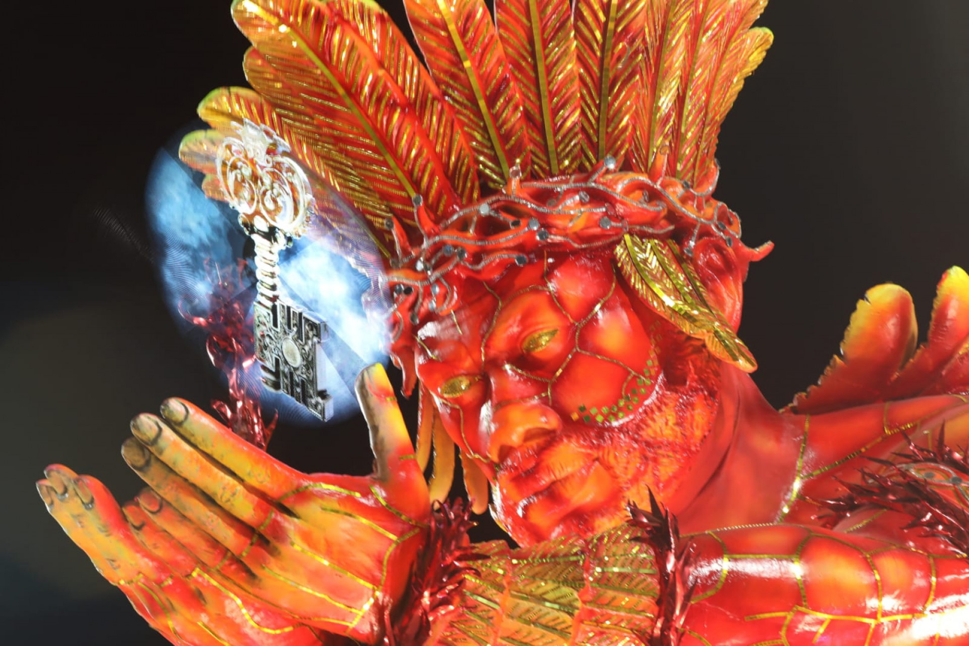 Viradouro foi a terceira escola do primeiro dia do Especial - Pedro Teixeira/ Ag&ecirc;ncia O Dia