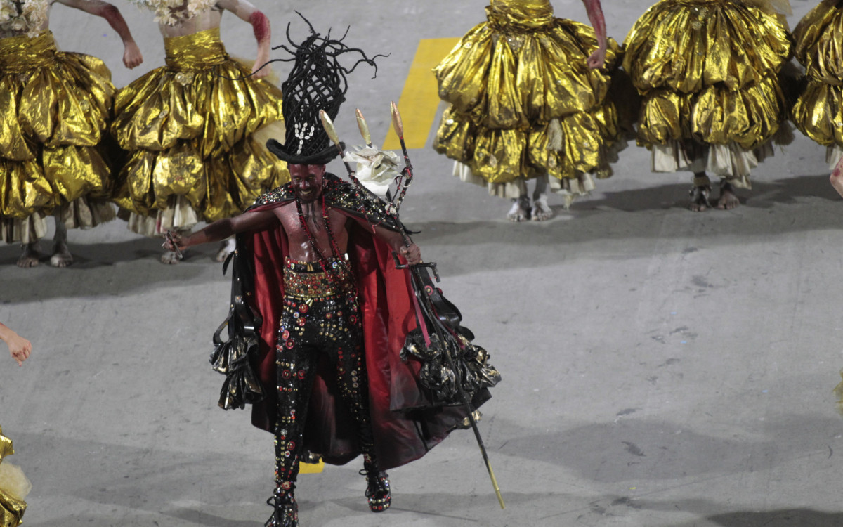 Beija-Flor de Nil&oacute;polis &eacute; a grande campe&atilde; do Carnaval 2025 do Rio - Reginaldo Pimenta/Ag&ecirc;ncia O Dia