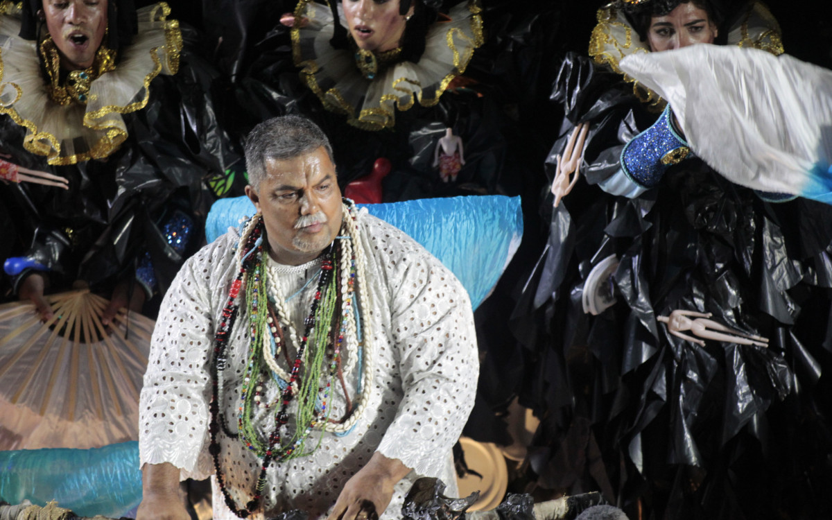 Enredo fez homenagens a Laíla, ex-diretor da escola de samba - Reginaldo Pimenta