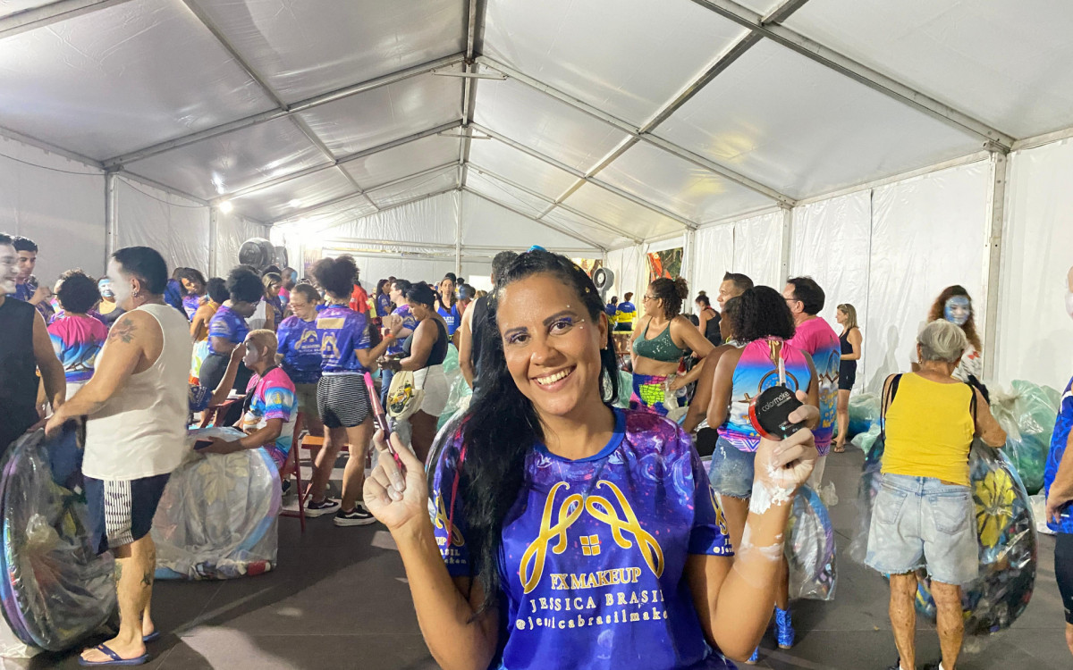 Maquiadora Luciana - Foto: Thalita Queiroz / Agência O Dia