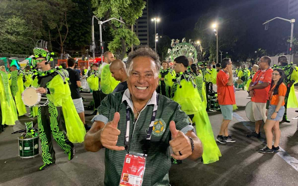 Paulinho Mocidade comemorou retorno de Renato Lage - Foto: Manuella Viégas / Agência O Dia