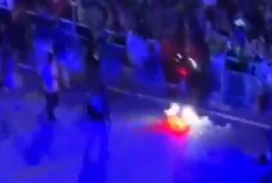 Drone que representava figura assombrosa cai em apresentação da Vila Isabel