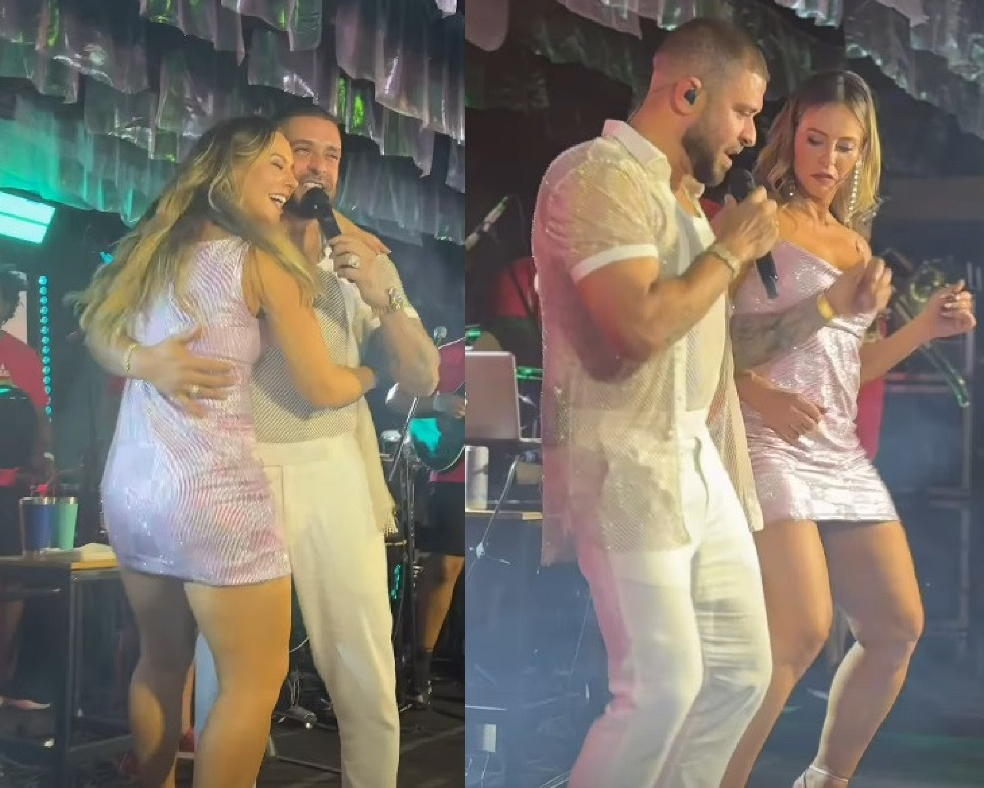 Paolla Oliveira curte show de Diogo Nogueira - Reprodução do Instagram