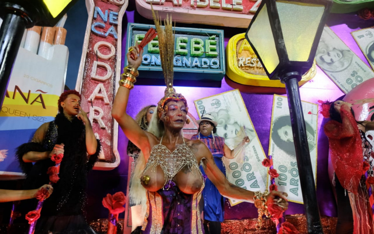 Tuiuti teve como enredo Xica Manicongo, primeira travesti não indígena do país