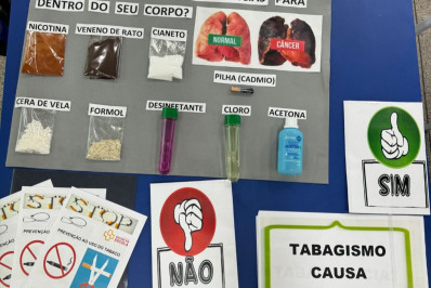 Saúde na Escola faz investidas contra o tabagismo na rede municipal