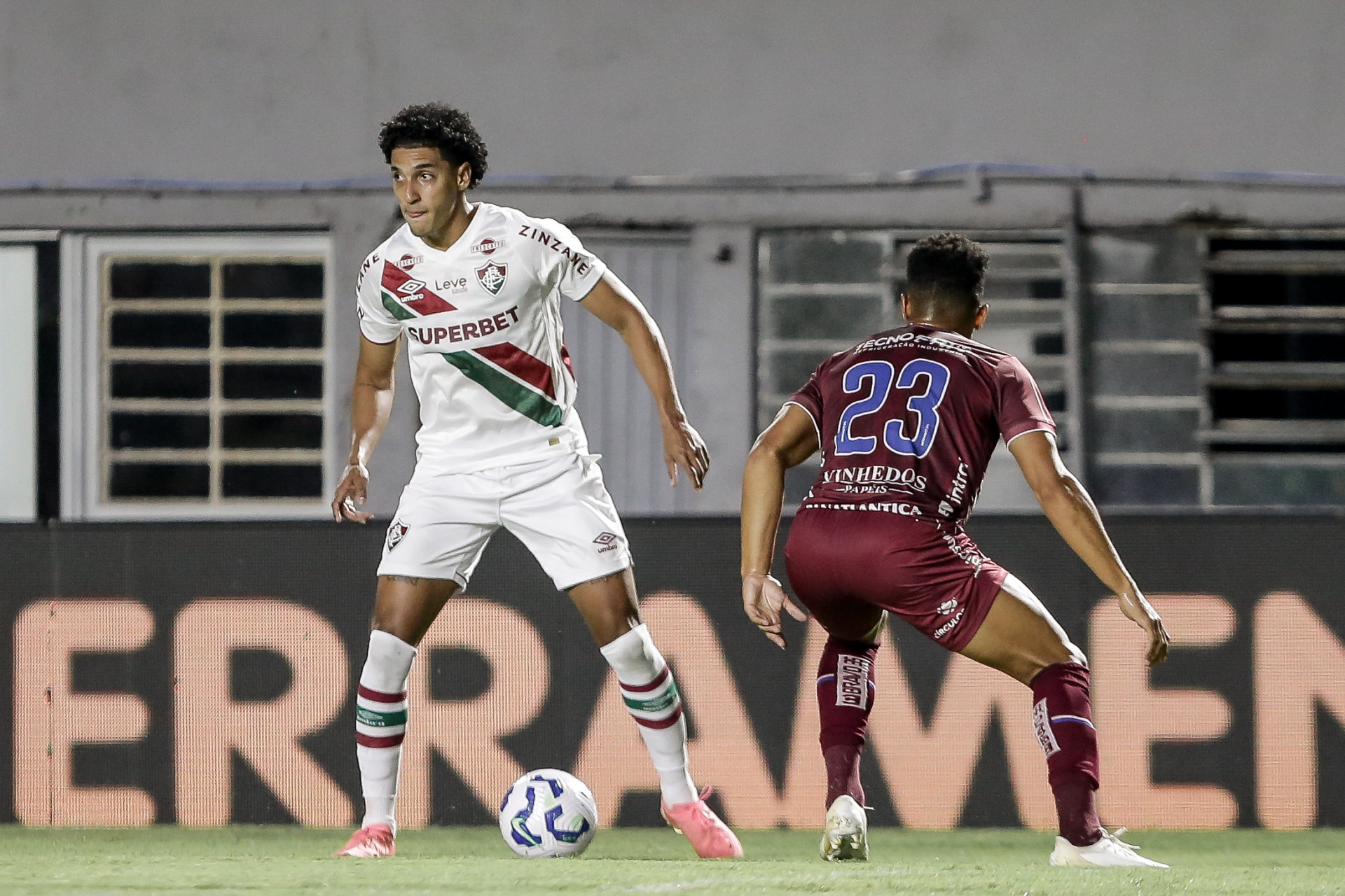 Caxias do Sul, Brasil - 05/03/2025 - Estádio Centenário.   
Fluminense enfrenta o Caxias esta noite pela segunda fase da Copa do Brasil 2025. - Lucas Merçon/Fluminense