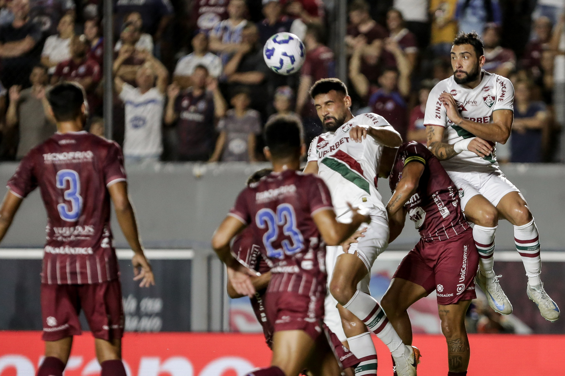 Caxias do Sul, Brasil - 05/03/2025 - Estádio Centenário.   
Fluminense enfrenta o Caxias esta noite pela segunda fase da Copa do Brasil 2025. - Lucas Merçon/Fluminense