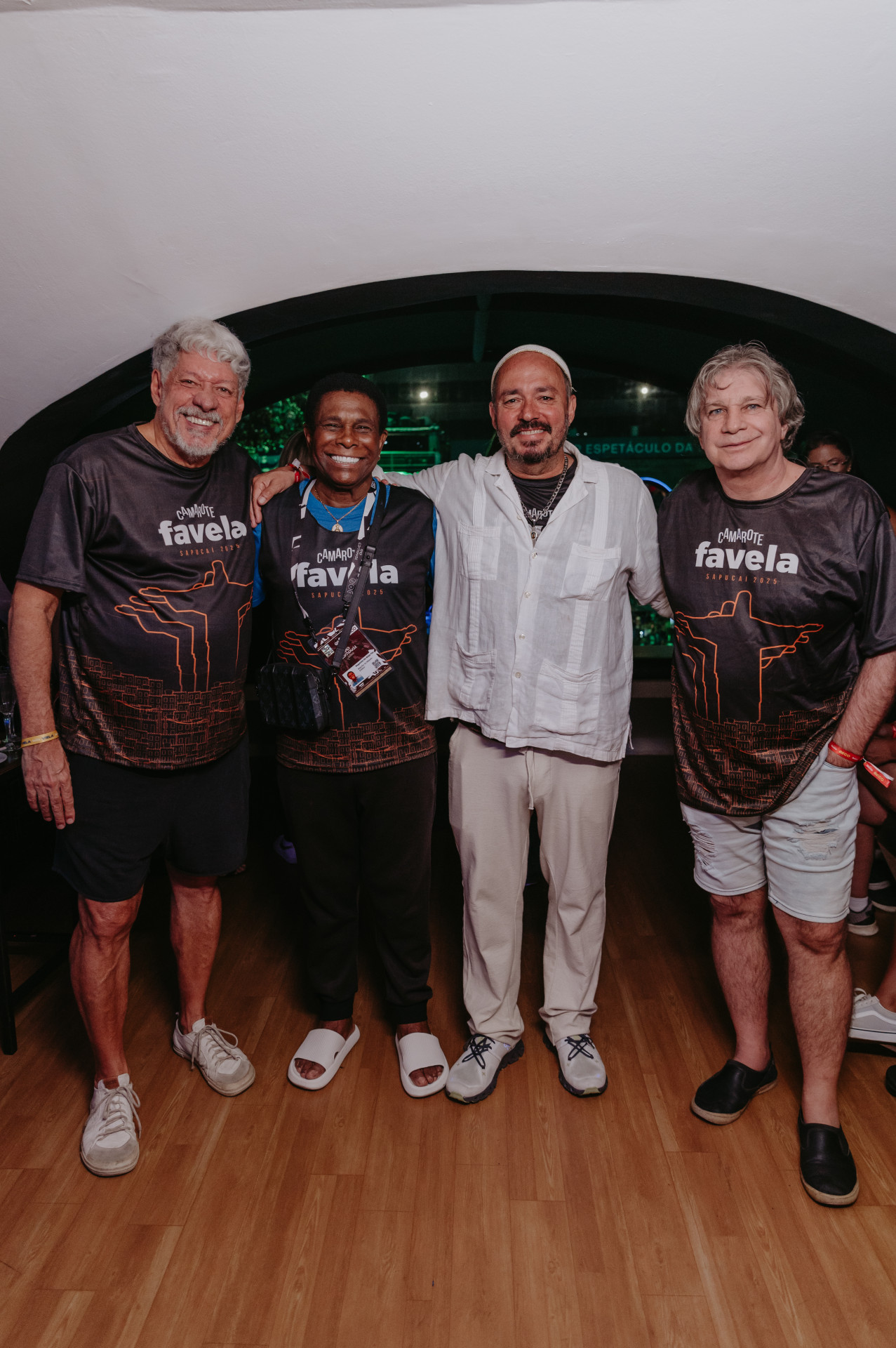 Antonio Grassi, Neguinho da Beija Flor, Pierre Aderne e Sady Bianchin