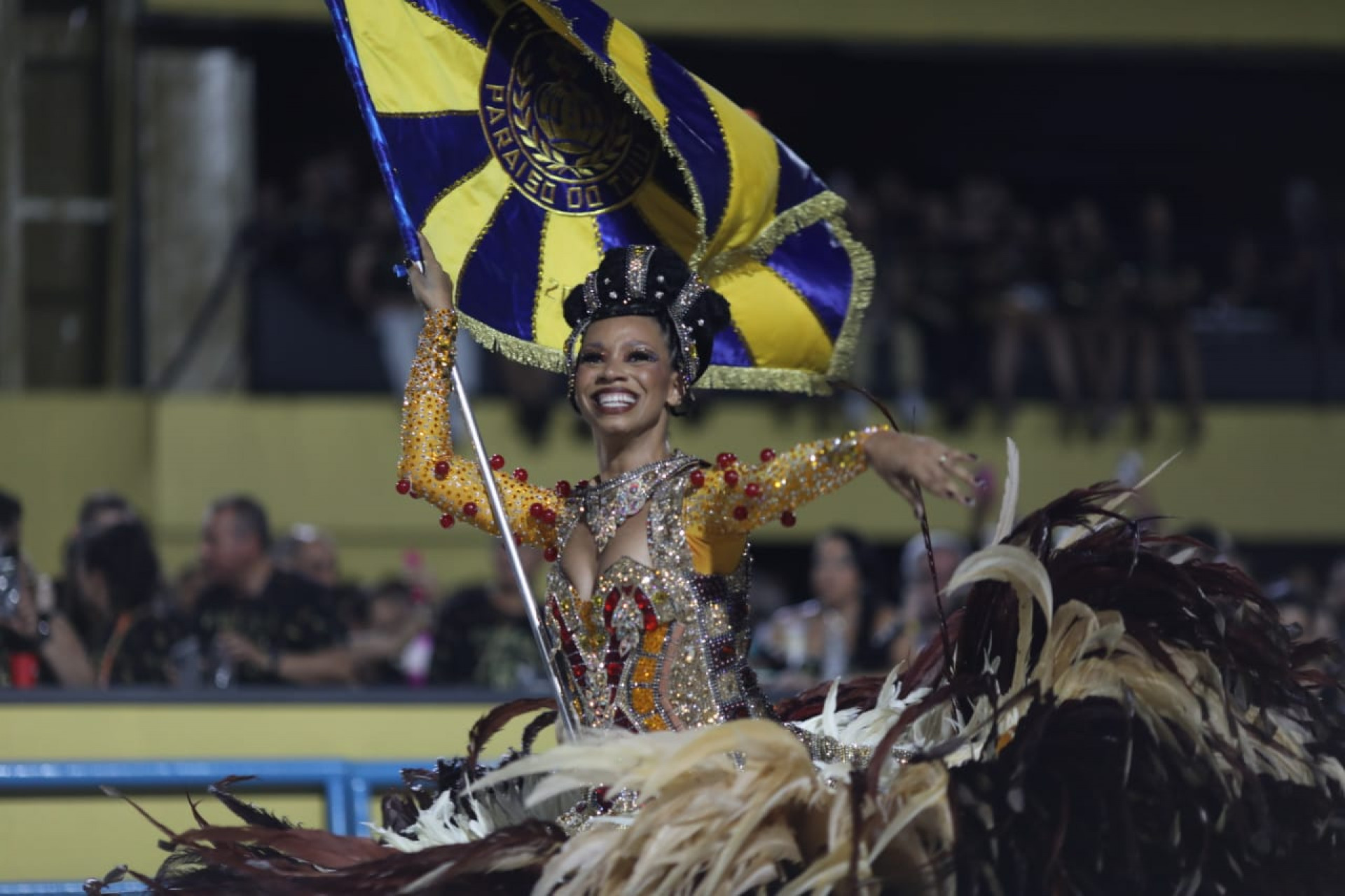 Tuiuti teve como enredo Xica Manicongo, primeira travesti não indígena do país - Pedro Teixeira / Agência O Dia
