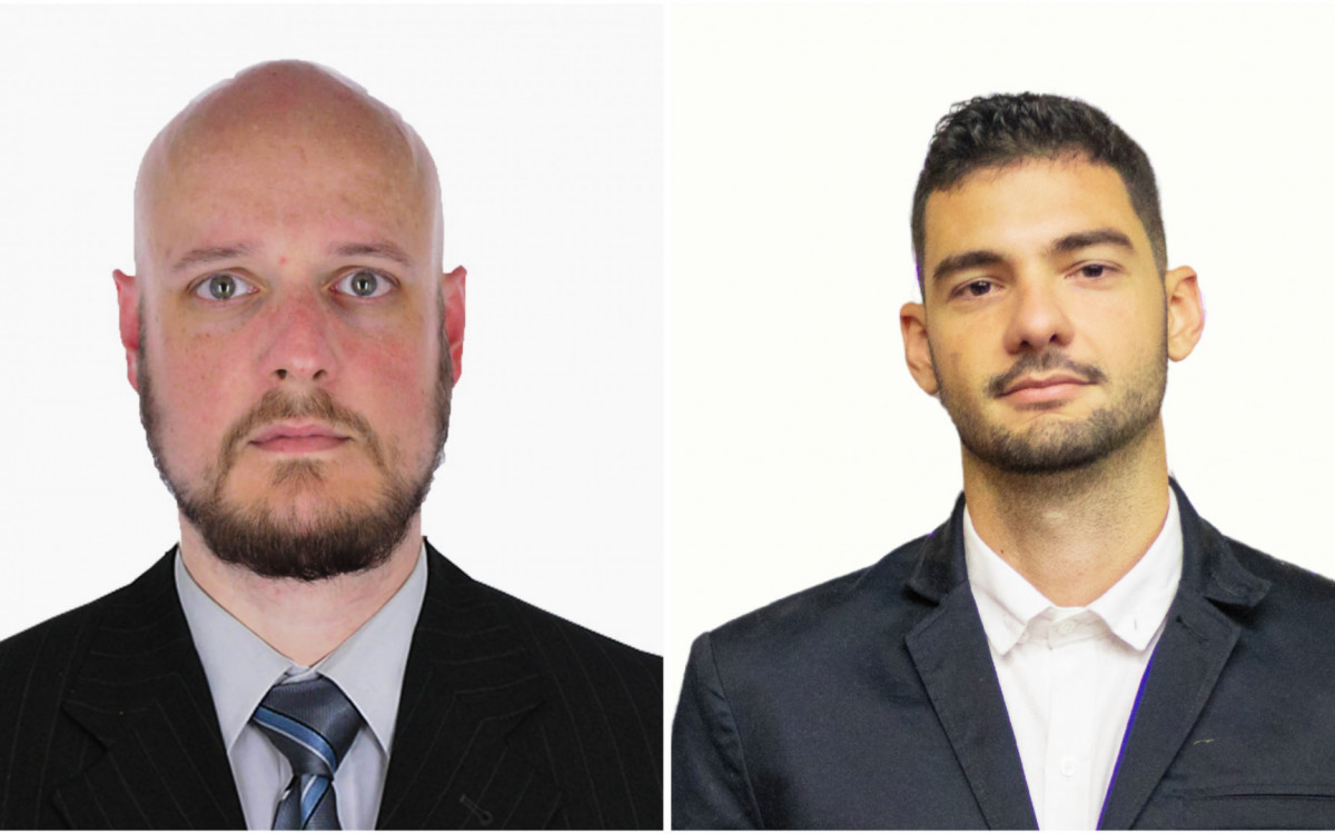 Da esquerda para a direita, economista João Tenney e contador Pedro Marcelo Pires