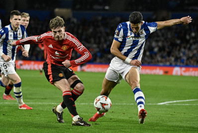 Manchester United empata com a Real Sociedad no jogo de ida das oitavas da Liga Europa