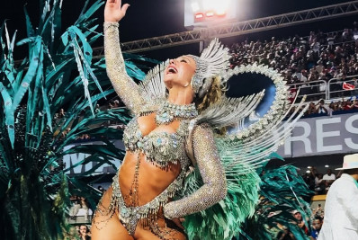 Após vice-campeonato da Grande Rio, Paolla Oliveira comemora: 'Fizemos uma travessia linda'