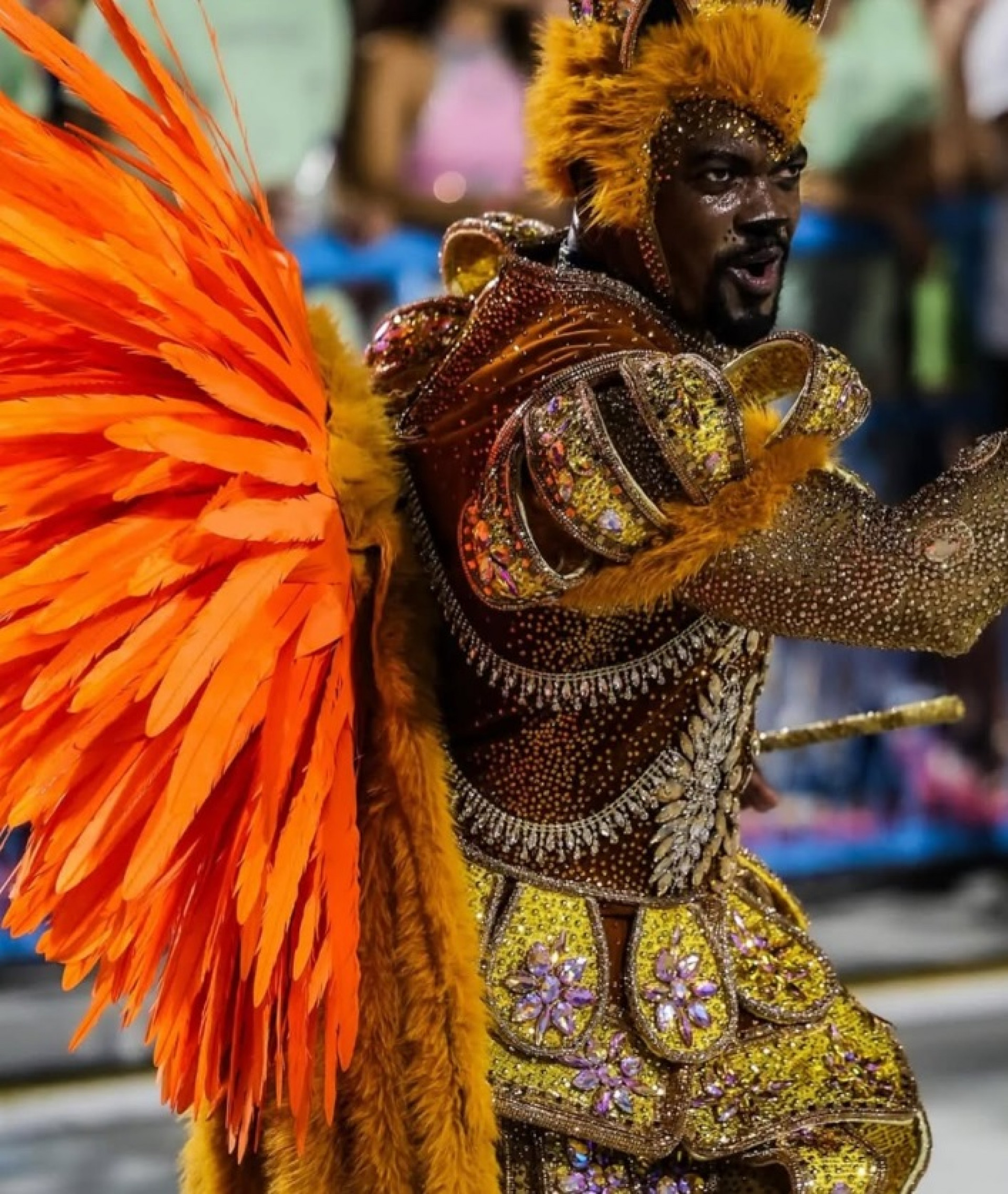 Alex Marcelino é o mestre-sala da São Clemente - Reprodução / Instagram