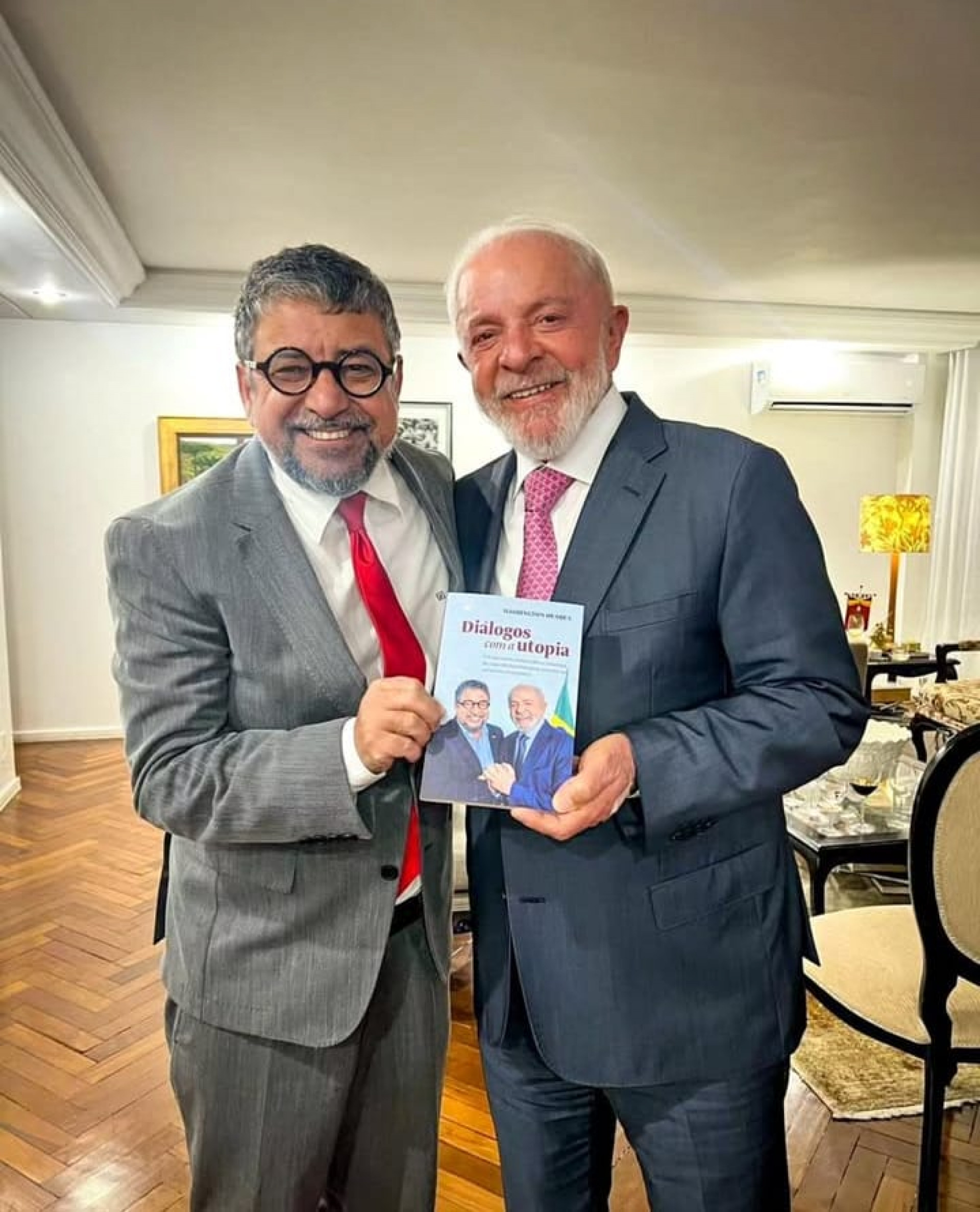 Washington Quaquá e presidente Lula