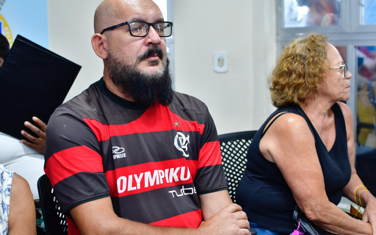 Flávio da Cunha marcou consulta para a sua esposa e ficou satisfeito com o atendimento