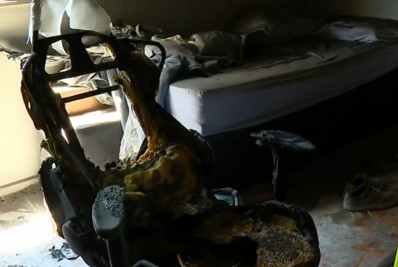 Bateria de bicicleta elétrica pega fogo dentro de apartamento no Leblon